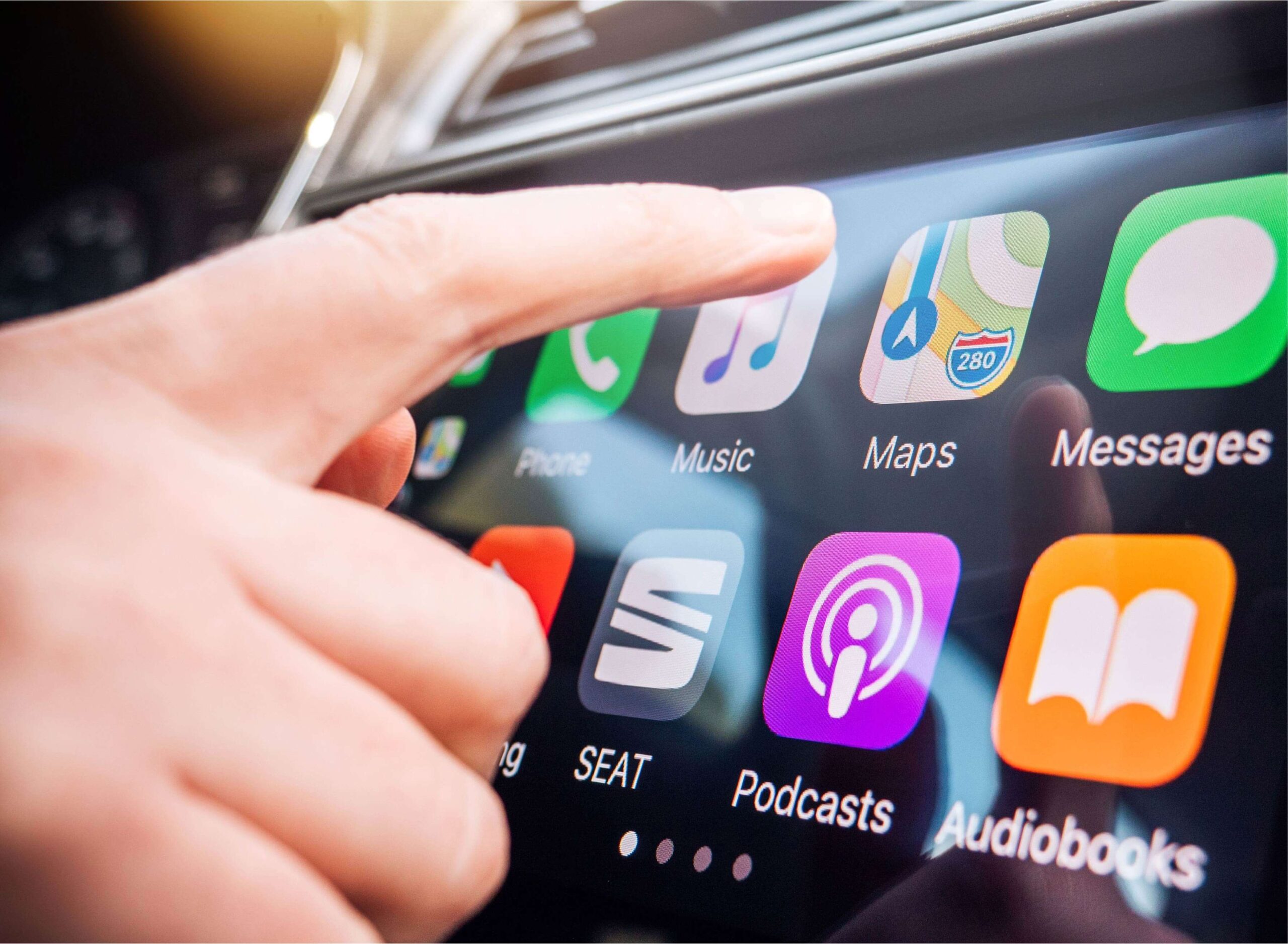 Android Screens, Android screen with carplay, Apple CarPlay, Car Navigation, Car Radio, Autonova android, Knocker Android screen, JBL android screen, شاشة أندرويد, شاشات السيارات