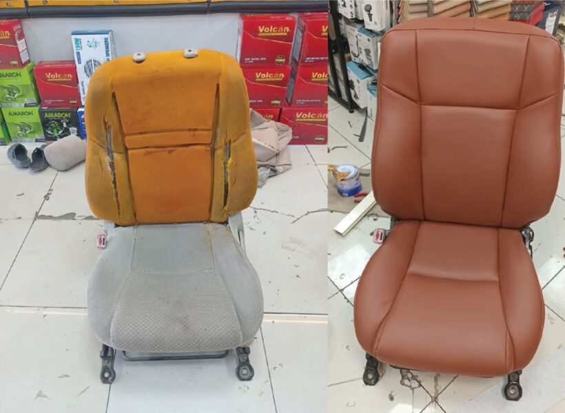 car seat modification, car seat upholstery